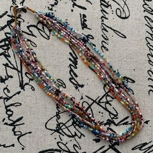 Beaded Necklace 16”